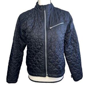 Obermeyer Black Quilted Jacket Womens Size 6 Weather Resistant